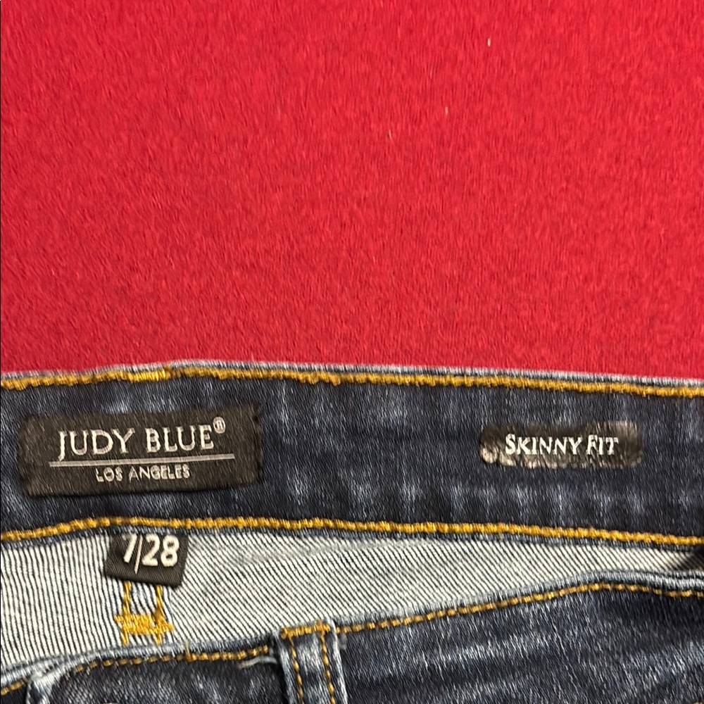 Judy Blue Skinny Blue Denim Jeans - Picture 6 of 9